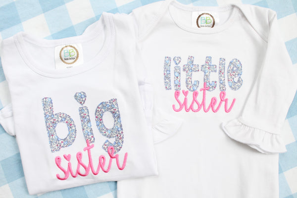 Girls- Big Sister Tee