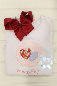 Girls - Hearts with Scallop Patch