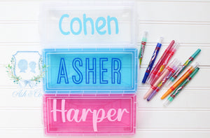 Personalized Marker/Crayon Box